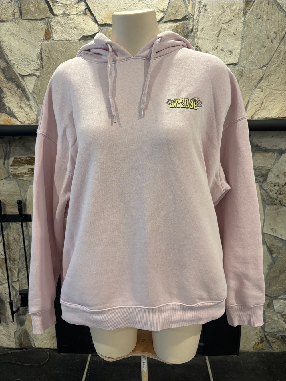 Women's Ripzone Pale Pink Hooded Sweatshirt